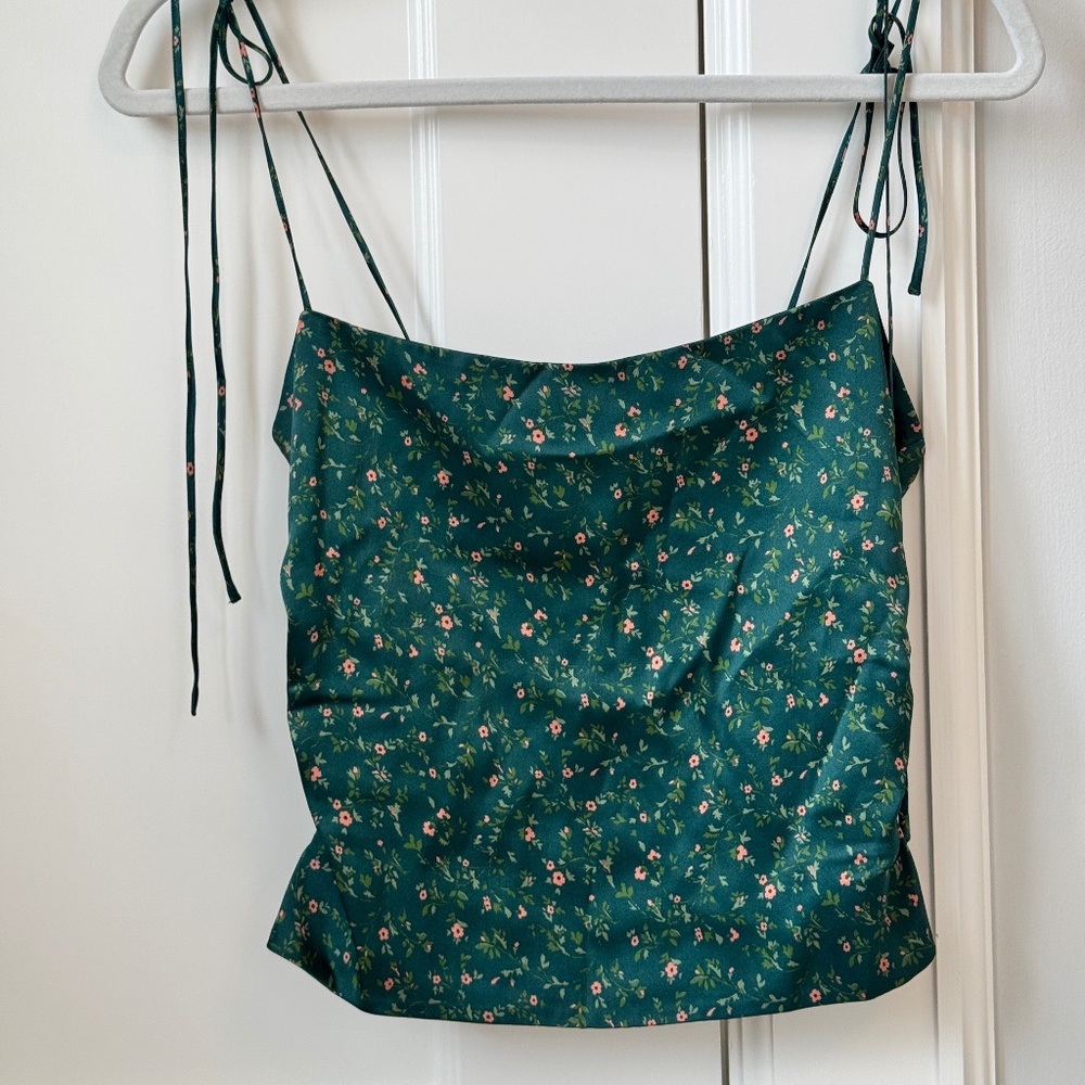 Reformation Silk Tank Top Blouse